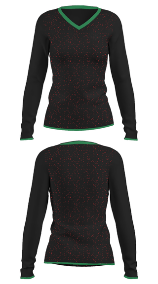 Women's Long Sleeve Vneck Shirt, Revelations, , Teamtime, Team time, sublimation, custom sports apparel, team uniforms, spirit wear, spiritwear, sports uniforms, custom shirts, team store, custom team store, fundraiser sports, apparel fundraiser