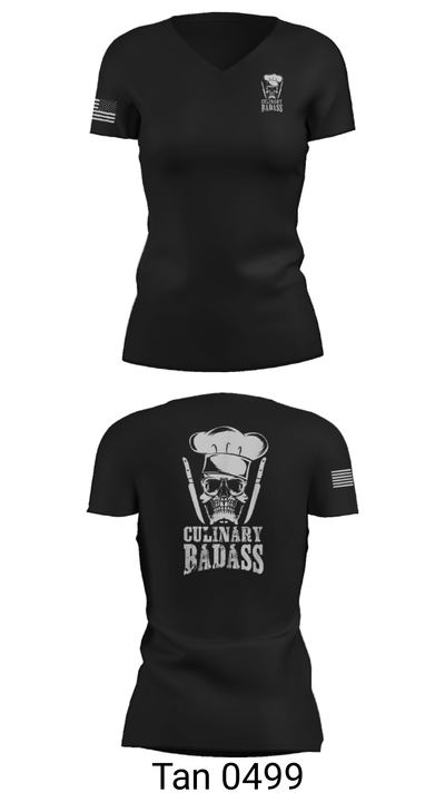 776 Brigade Engineer Batallion 36594934 Women's Short Sleeve V-neck Shirt - 22