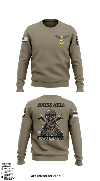 Crew Neck Sweatshirt, , Army, Teamtime, Team time, sublimation, custom sports apparel, team uniforms, spirit wear, spiritwear, sports uniforms, custom shirts, team store, custom team store, fundraiser sports, apparel fundraiser