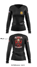 423 TC 57126457 Women's Long Sleeve V-neck Shirt - 1