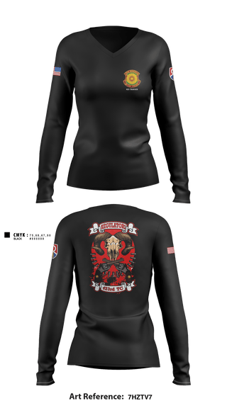 Women's Long Sleeve Vneck Shirt, , Army, Teamtime, Team time, sublimation, custom sports apparel, team uniforms, spirit wear, spiritwear, sports uniforms, custom shirts, team store, custom team store, fundraiser sports, apparel fundraiser