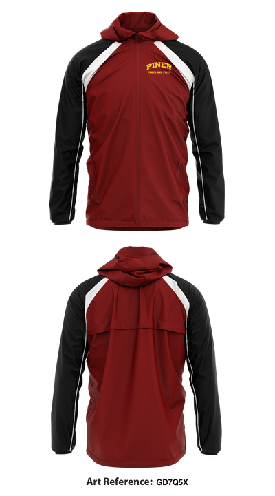 Piner track and field 56920410 Windbreaker - 3