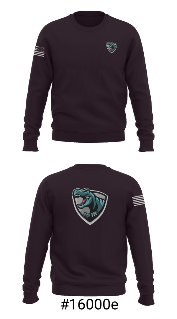 Crew Neck Sweatshirt, Rex95 Dino’s, Bowling, Teamtime, Team time, sublimation, custom sports apparel, team uniforms, spirit wear, spiritwear, sports uniforms, custom shirts, team store, custom team store, fundraiser sports, apparel fundraiser
