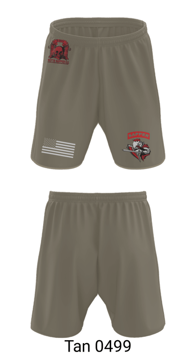 927 Sapper Company 70856358 Athletic Shorts With Pockets - 28