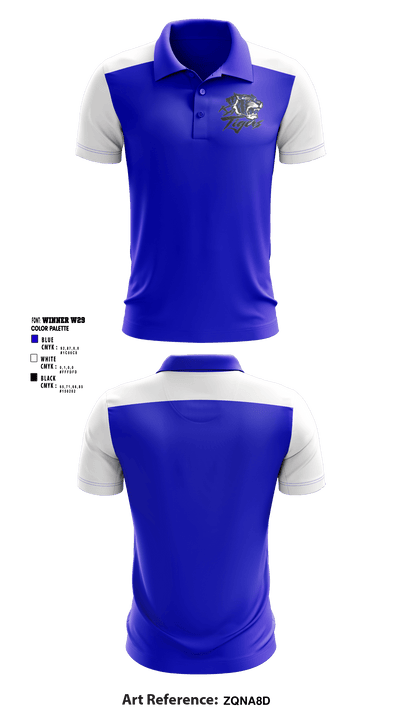 Kingman Academy of Learning High School 4682536 Short Sleeve Performance Polo - 1