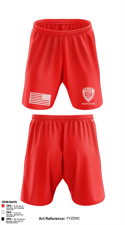 Richmond Police Instructors 34175667 Athletic Shorts With Pockets - 15