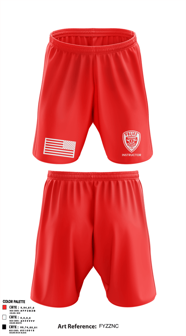 Athletic Shorts With Pockets, Richmond Police, Police, Teamtime, Team time, sublimation, custom sports apparel, team uniforms, spirit wear, spiritwear, sports uniforms, custom shirts, team store, custom team store, fundraiser sports, apparel fundraiser