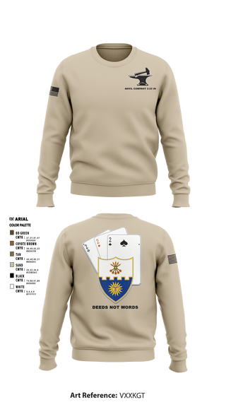 Crew Neck Sweatshirt, , Army, Teamtime, Team time, sublimation, custom sports apparel, team uniforms, spirit wear, spiritwear, sports uniforms, custom shirts, team store, custom team store, fundraiser sports, apparel fundraiser