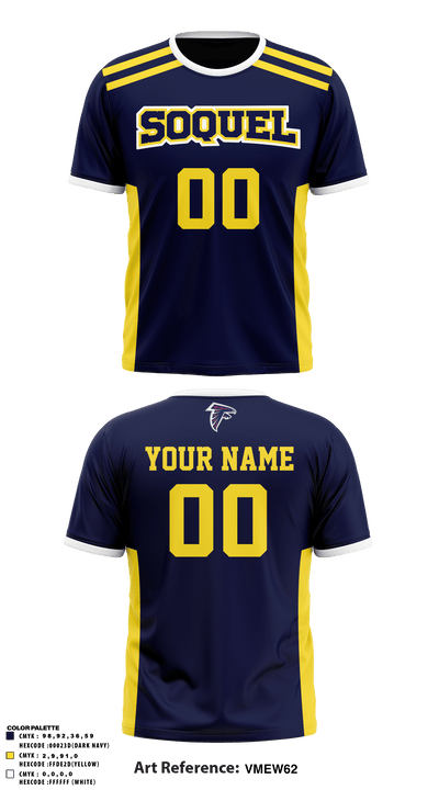 Soquel High School Football 13320903 Short Sleeve Performance Shirt - 1