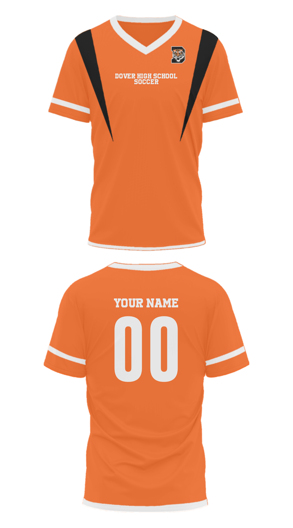 Mens Soccer Jersey, Dover High School Soccer, Men's Soccer, Teamtime, Team time, sublimation, custom sports apparel, team uniforms, spirit wear, spiritwear, sports uniforms, custom shirts, team store, custom team store, fundraiser sports, apparel fundraiser