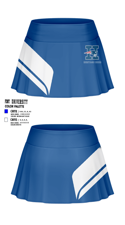 Heritage High School Cheer 7040374 Skort - 1
