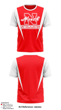 North Attleborough High School Swimming 66715277 Short Sleeve Performance Shirt - 39