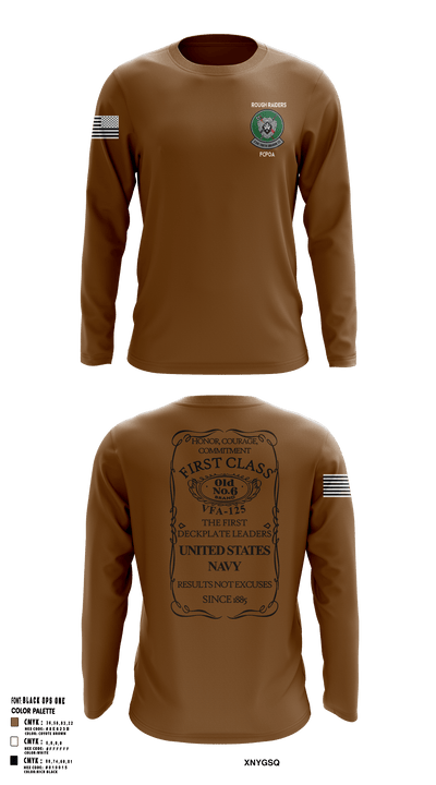 VFA-125 92707665 Long Sleeve Performance Shirt - 2