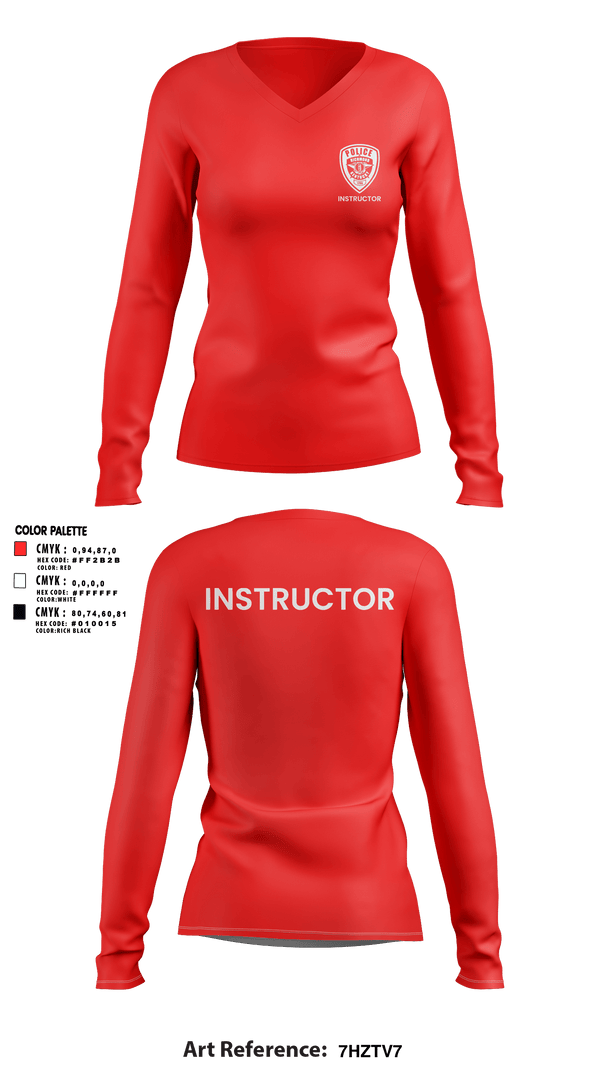 Women's Long Sleeve Vneck Shirt, Richmond Police, Police, Teamtime, Team time, sublimation, custom sports apparel, team uniforms, spirit wear, spiritwear, sports uniforms, custom shirts, team store, custom team store, fundraiser sports, apparel fundraiser