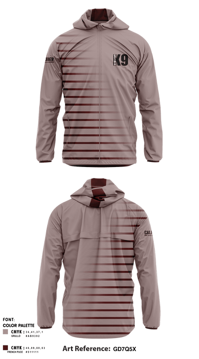 Caliber K9 Solutions LLC 17607172 Windbreaker - 1