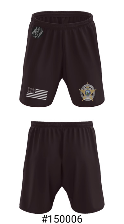 Wayne County K9 Team 22596021 Athletic Shorts With Pockets - 5