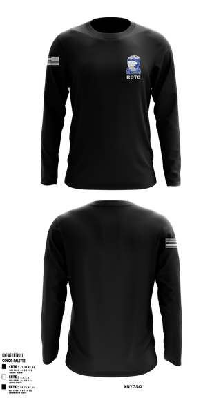 Long Sleeve Performance Shirt, ARMY ROTC, Army, Teamtime, Team time, sublimation, custom sports apparel, team uniforms, spirit wear, spiritwear, sports uniforms, custom shirts, team store, custom team store, fundraiser sports, apparel fundraiser