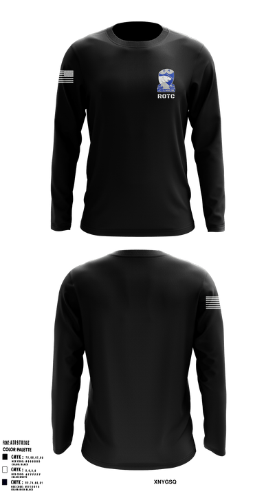 ARMY ROTC 97666020 Long Sleeve Performance Shirt - 1