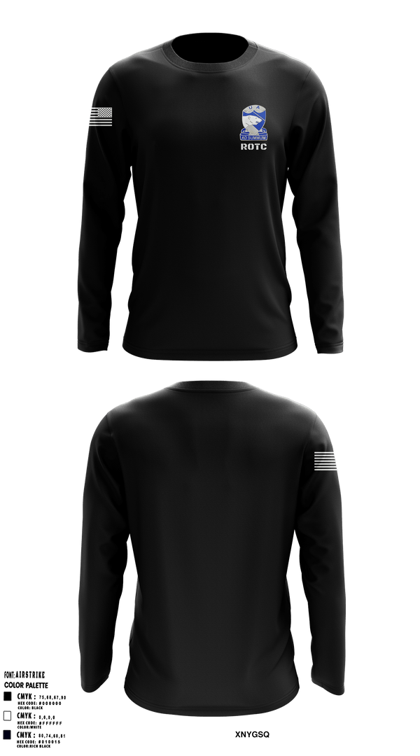 Long Sleeve Performance Shirt, ARMY ROTC, Army, Teamtime, Team time, sublimation, custom sports apparel, team uniforms, spirit wear, spiritwear, sports uniforms, custom shirts, team store, custom team store, fundraiser sports, apparel fundraiser