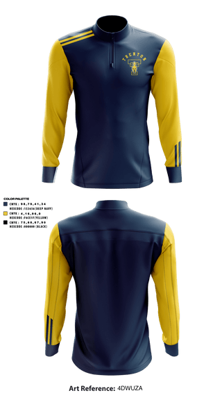 Quarter Zip Jacket, Trenton high school wrestling, Wrestling, Teamtime, Team time, sublimation, custom sports apparel, team uniforms, spirit wear, spiritwear, sports uniforms, custom shirts, team store, custom team store, fundraiser sports, apparel fundraiser