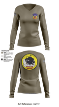 undefined Women's Long Sleeve V-neck Shirt - 1