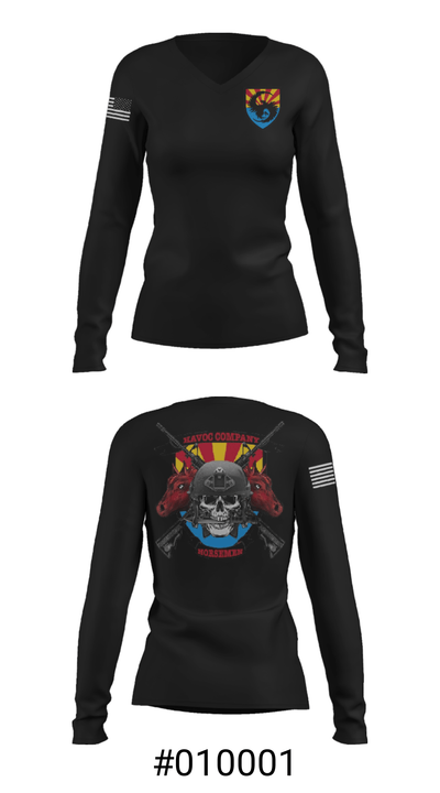 Student Holds Co. 51086881 Women's Long Sleeve V-neck Shirt - 37