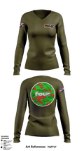 Det 4 Loko 48487722 Women's Long Sleeve V-neck Shirt - 1