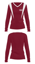 United Faith Christian Academy High School Basketball 55676050 Women's Long Sleeve V-neck Shirt - 29