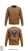 E Co 3-34 IN REG “Death from above” 14936905 Crew Neck Sweatshirt - 5