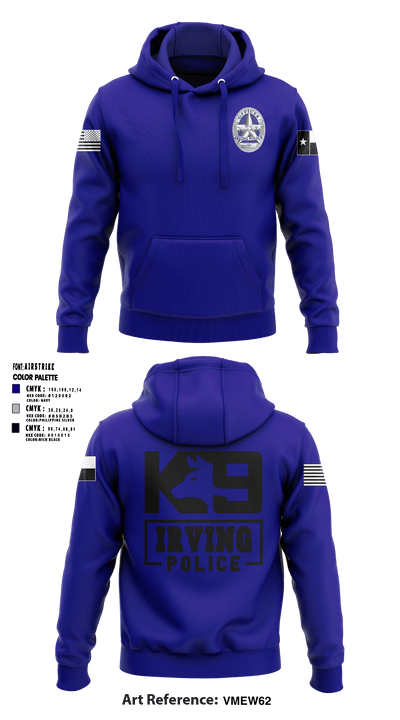 Irving Police K9 Unit 73761105 Hoodie - 1