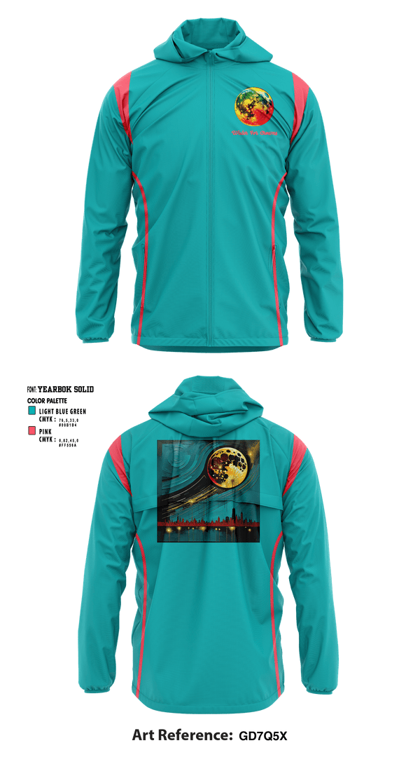 Windbreaker, Water For Crowns, , Teamtime, Team time, sublimation, custom sports apparel, team uniforms, spirit wear, spiritwear, sports uniforms, custom shirts, team store, custom team store, fundraiser sports, apparel fundraiser