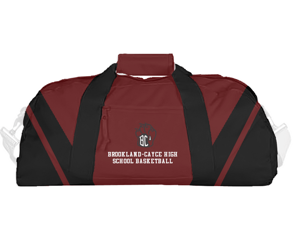 Duffle Bag, Brookland-Cayce High School Basketball, Women's Basketball, Teamtime, Team time, sublimation, custom sports apparel, team uniforms, spirit wear, spiritwear, sports uniforms, custom shirts, team store, custom team store, fundraiser sports, apparel fundraiser