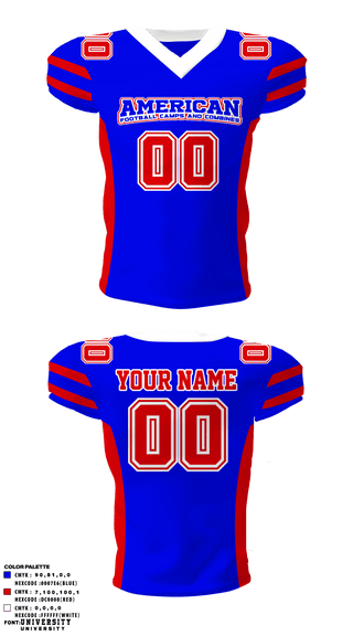 Football Jersey, American Football Camps and Combines, Football, Teamtime, Team time, sublimation, custom sports apparel, team uniforms, spirit wear, spiritwear, sports uniforms, custom shirts, team store, custom team store, fundraiser sports, apparel fundraiser