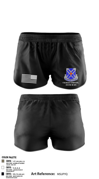 Track Shorts, Charlie Company, 305th MI BN, , Teamtime, Team time, sublimation, custom sports apparel, team uniforms, spirit wear, spiritwear, sports uniforms, custom shirts, team store, custom team store, fundraiser sports, apparel fundraiser