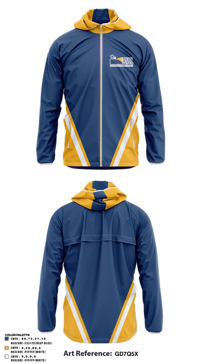 New Vista Montessori School 22541531 Windbreaker - 1
