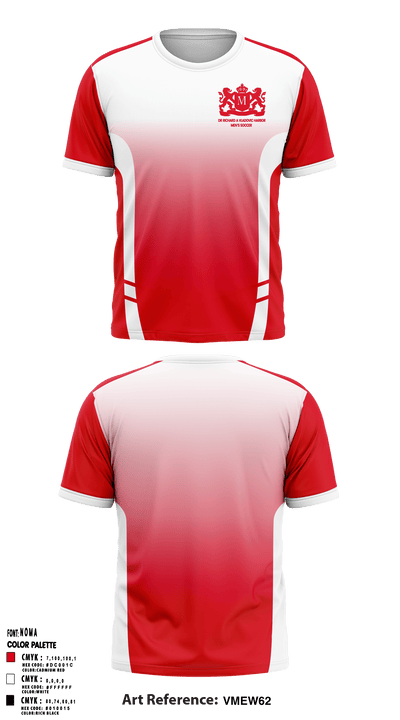 Dr Richard A Vladovic Harbor Teacher Prep Academy Soccer 63525708 Short Sleeve Performance Shirt - 1