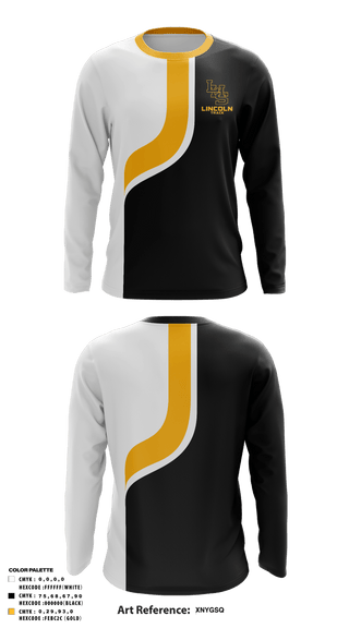 Long Sleeve Performance Shirt, Lincoln High School Track, Track & Field, Teamtime, Team time, sublimation, custom sports apparel, team uniforms, spirit wear, spiritwear, sports uniforms, custom shirts, team store, custom team store, fundraiser sports, apparel fundraiser