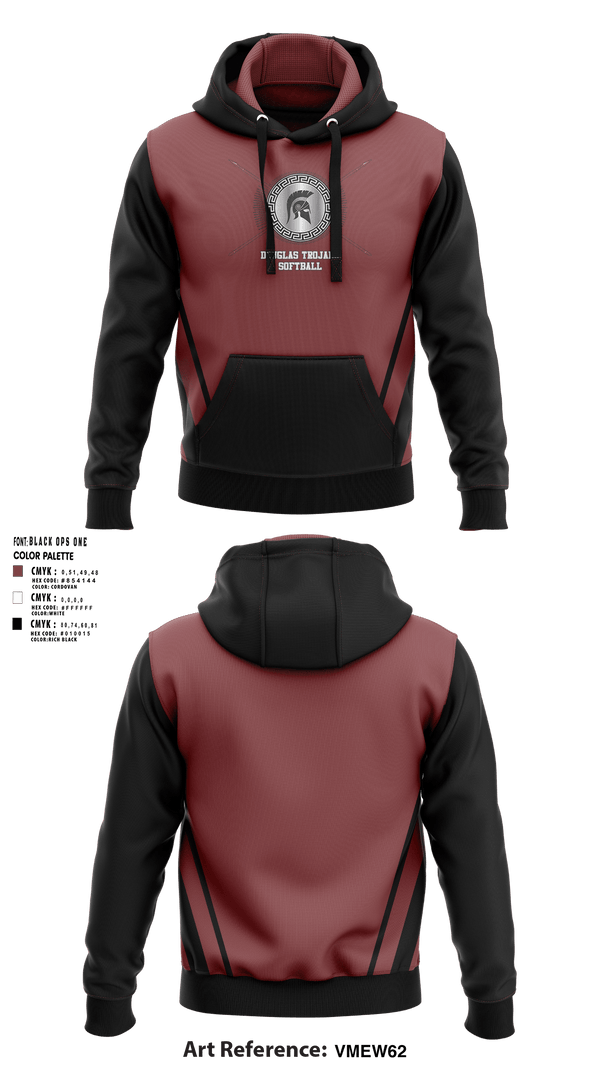 Hoodie, Douglas High School Softball, Softball, Teamtime, Team time, sublimation, custom sports apparel, team uniforms, spirit wear, spiritwear, sports uniforms, custom shirts, team store, custom team store, fundraiser sports, apparel fundraiser
