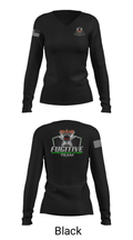 Fugitive apprehension street team 48139559 Women's Long Sleeve V-neck Shirt - 23