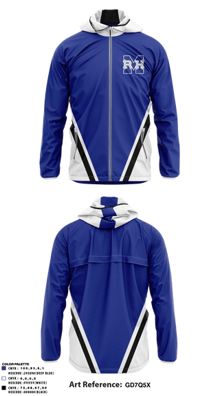 Windbreaker, MRH High School, Spirit Store, Teamtime, Team time, sublimation, custom sports apparel, team uniforms, spirit wear, spiritwear, sports uniforms, custom shirts, team store, custom team store, fundraiser sports, apparel fundraiser