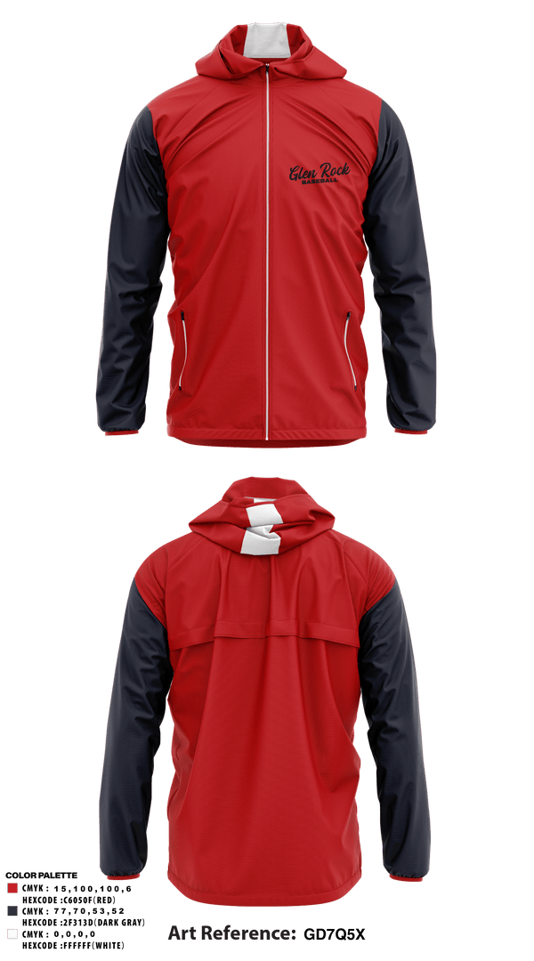 Windbreaker, Glen Rock Panthers 12U, Baseball, Teamtime, Team time, sublimation, custom sports apparel, team uniforms, spirit wear, spiritwear, sports uniforms, custom shirts, team store, custom team store, fundraiser sports, apparel fundraiser