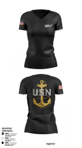 Flight Operations 32367893 Women's Short Sleeve V-neck Shirt - 1
