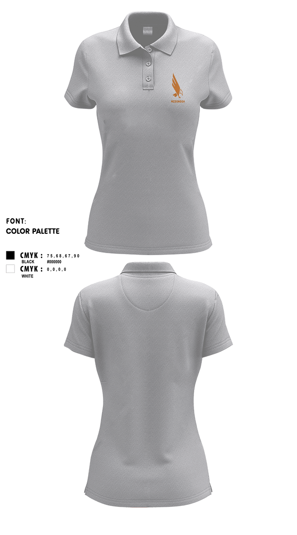 Women's Short Sleeve Performance Polo, Mcdonogh School Golf, Golf, Teamtime, Team time, sublimation, custom sports apparel, team uniforms, spirit wear, spiritwear, sports uniforms, custom shirts, team store, custom team store, fundraiser sports, apparel fundraiser