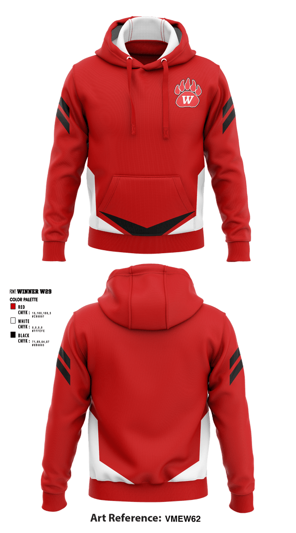 Hoodie, Wadsworth High School Gymnastics, Spirit Store, Teamtime, Team time, sublimation, custom sports apparel, team uniforms, spirit wear, spiritwear, sports uniforms, custom shirts, team store, custom team store, fundraiser sports, apparel fundraiser