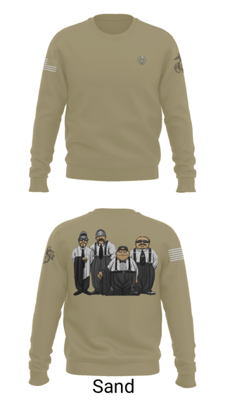 Crew Neck Sweatshirt, , Marines, Teamtime, Team time, sublimation, custom sports apparel, team uniforms, spirit wear, spiritwear, sports uniforms, custom shirts, team store, custom team store, fundraiser sports, apparel fundraiser
