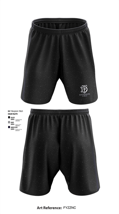 Davidson Forge 39779422 Athletic Shorts With Pockets - 4