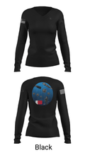 2U2 7410050 Women's Long Sleeve V-neck Shirt - 39