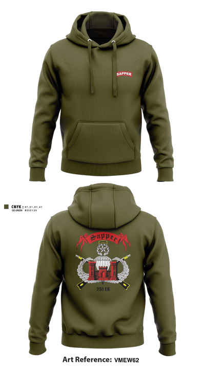 251 EN (SAPPER) 36570937 Hoodie - 2