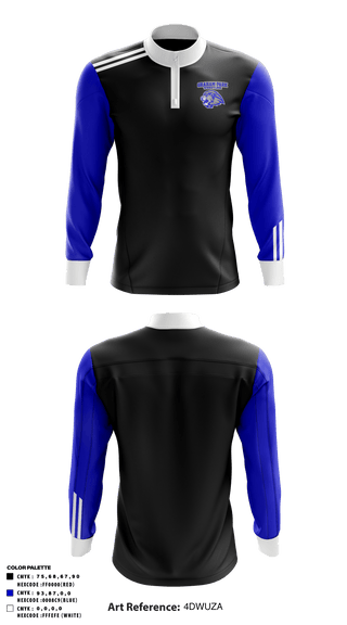 Quarter Zip Jacket, Graham Park Middle School Wrestling, Wrestling, Teamtime, Team time, sublimation, custom sports apparel, team uniforms, spirit wear, spiritwear, sports uniforms, custom shirts, team store, custom team store, fundraiser sports, apparel fundraiser