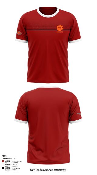 Short Sleeve Performance Shirt, Bobcats, Cross Country, Teamtime, Team time, sublimation, custom sports apparel, team uniforms, spirit wear, spiritwear, sports uniforms, custom shirts, team store, custom team store, fundraiser sports, apparel fundraiser